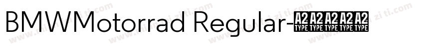 BMWMotorrad Regular字体转换
